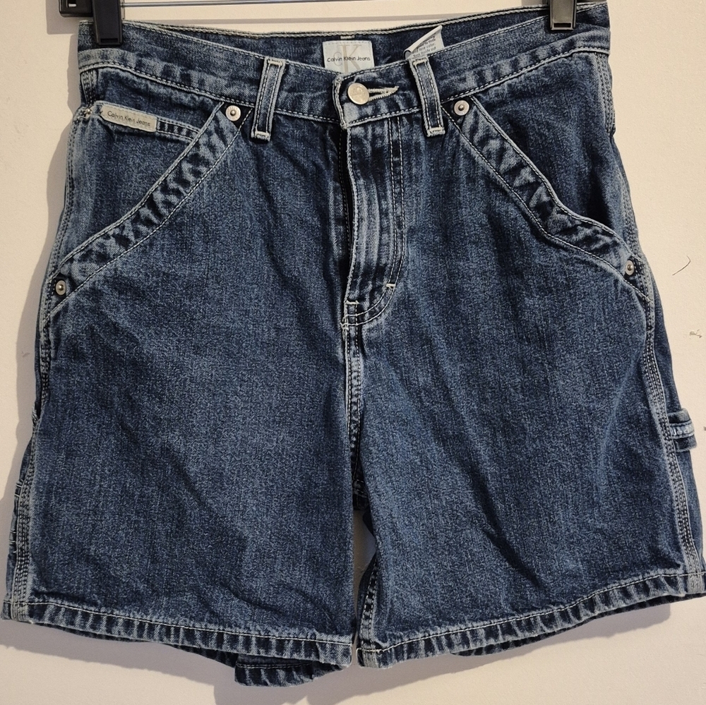 Calvin Klein Jeans Blue Denim Women's Shorts